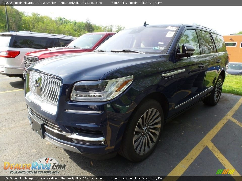 2020 Lincoln Navigator Reserve 4x4 Rhapsody Blue / Cappuccino Photo #1