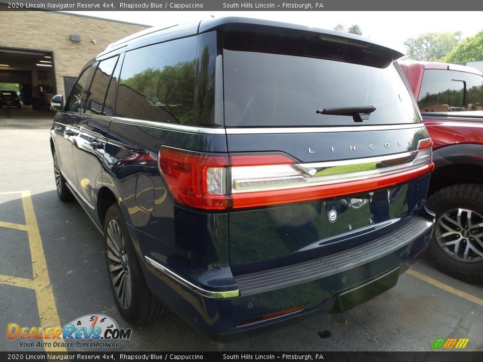 2020 Lincoln Navigator Reserve 4x4 Rhapsody Blue / Cappuccino Photo #2