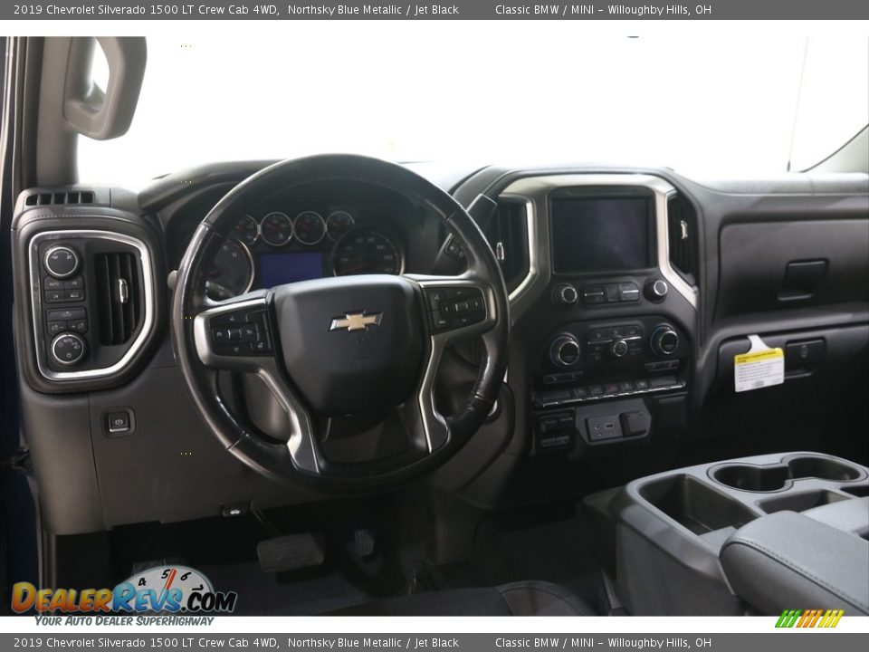 2019 Chevrolet Silverado 1500 LT Crew Cab 4WD Northsky Blue Metallic / Jet Black Photo #7