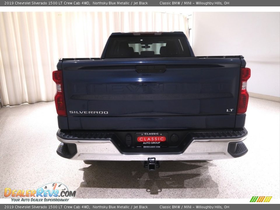 2019 Chevrolet Silverado 1500 LT Crew Cab 4WD Northsky Blue Metallic / Jet Black Photo #19