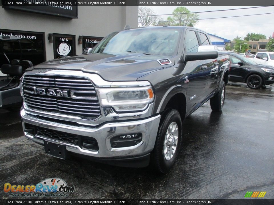 2021 Ram 2500 Laramie Crew Cab 4x4 Granite Crystal Metallic / Black Photo #2