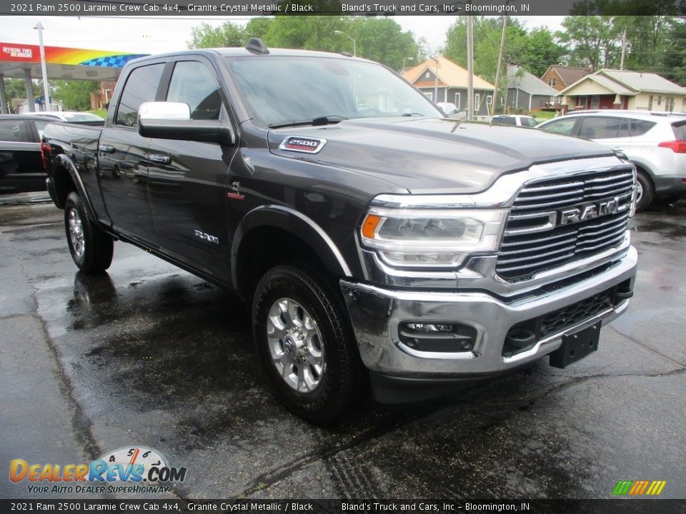 2021 Ram 2500 Laramie Crew Cab 4x4 Granite Crystal Metallic / Black Photo #5