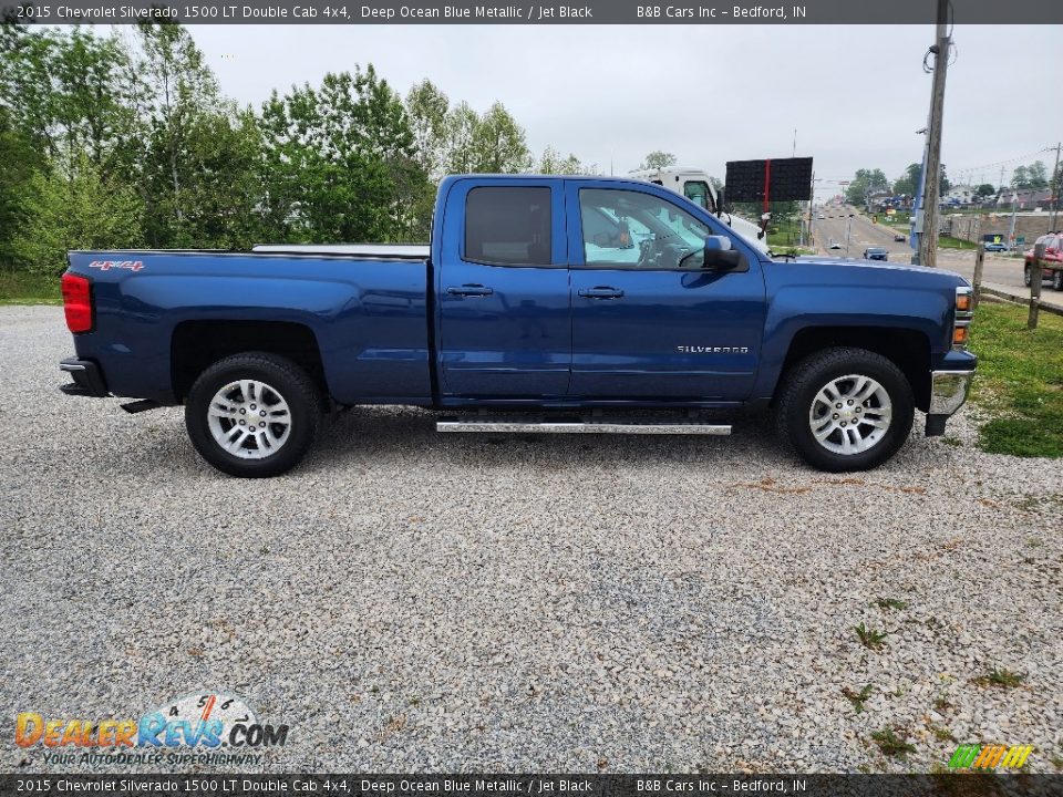 2015 Chevrolet Silverado 1500 LT Double Cab 4x4 Deep Ocean Blue Metallic / Jet Black Photo #1