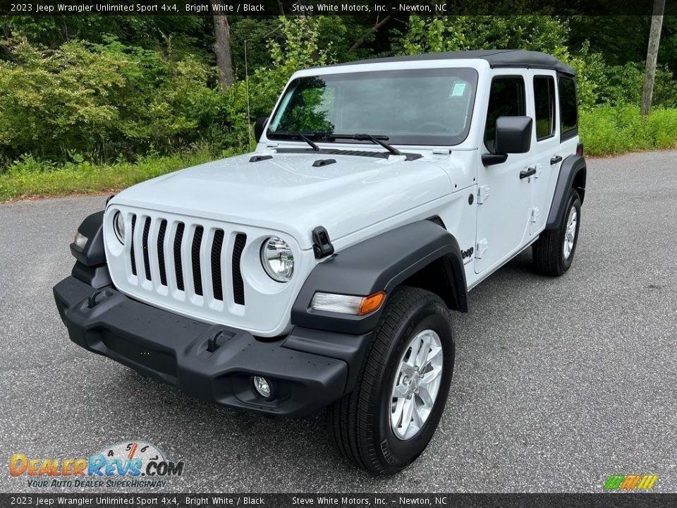 2023 Jeep Wrangler Unlimited Sport 4x4 Bright White / Black Photo #2