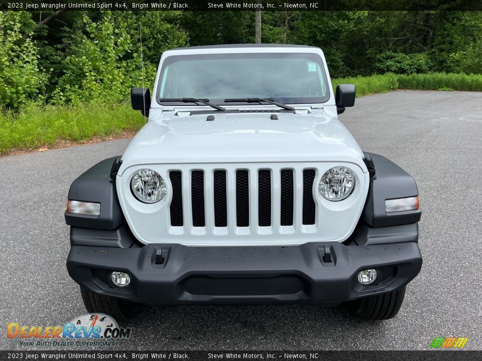 2023 Jeep Wrangler Unlimited Sport 4x4 Bright White / Black Photo #3