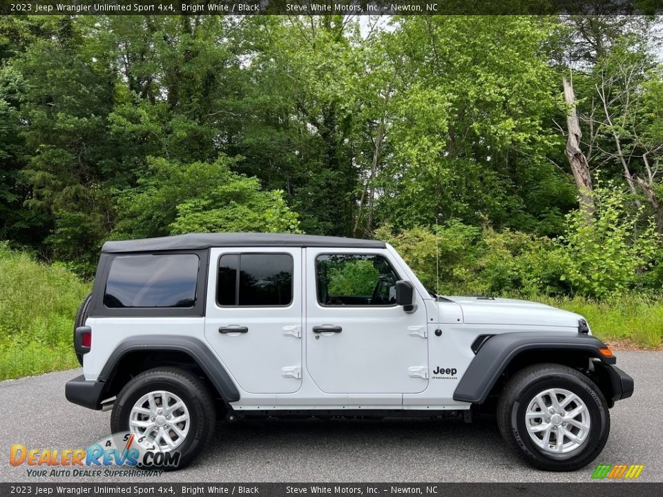 Bright White 2023 Jeep Wrangler Unlimited Sport 4x4 Photo #5