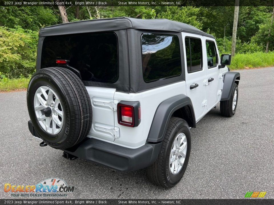 2023 Jeep Wrangler Unlimited Sport 4x4 Bright White / Black Photo #6