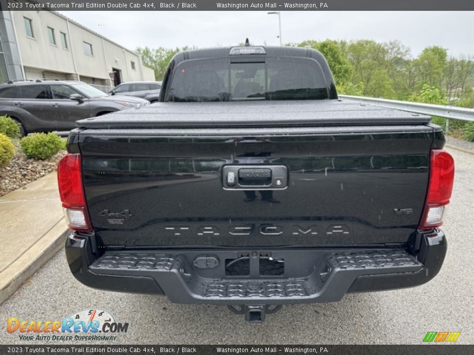 2023 Toyota Tacoma Trail Edition Double Cab 4x4 Black / Black Photo #8