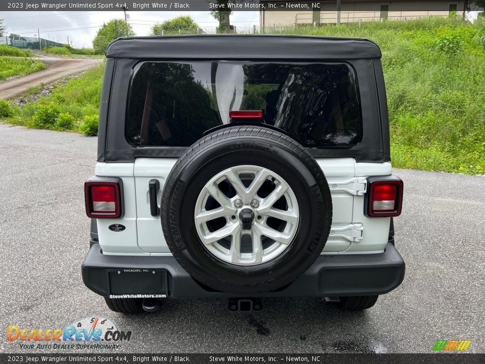 2023 Jeep Wrangler Unlimited Sport 4x4 Bright White / Black Photo #7