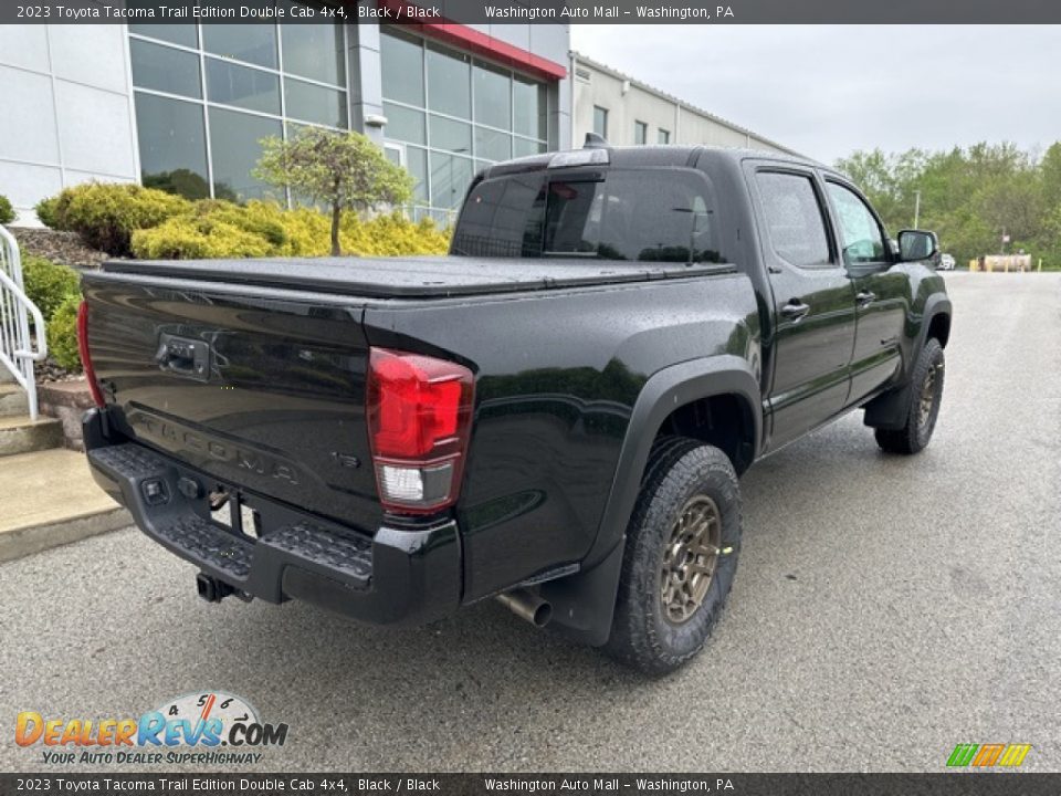 2023 Toyota Tacoma Trail Edition Double Cab 4x4 Black / Black Photo #9