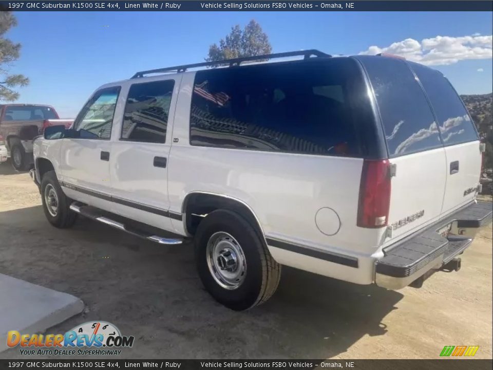 Linen White 1997 GMC Suburban K1500 SLE 4x4 Photo #5