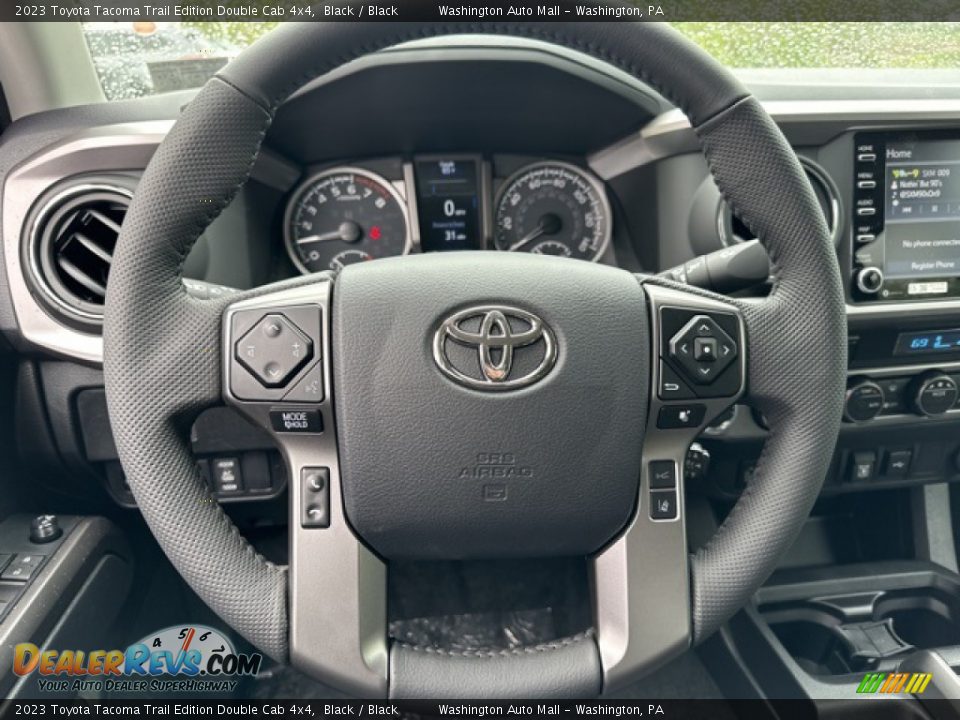 2023 Toyota Tacoma Trail Edition Double Cab 4x4 Steering Wheel Photo #10
