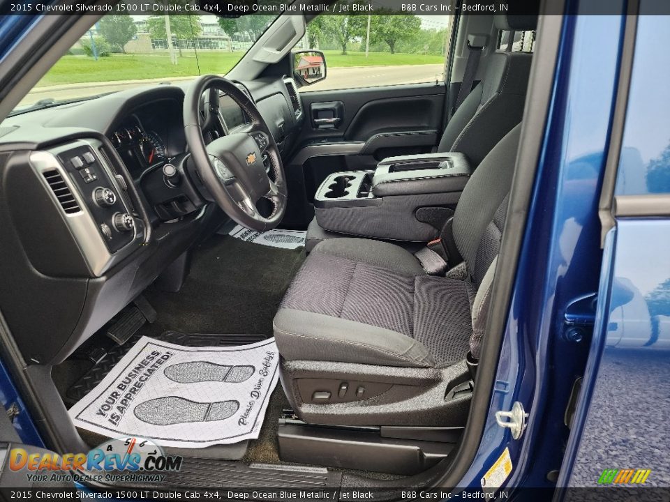 2015 Chevrolet Silverado 1500 LT Double Cab 4x4 Deep Ocean Blue Metallic / Jet Black Photo #9