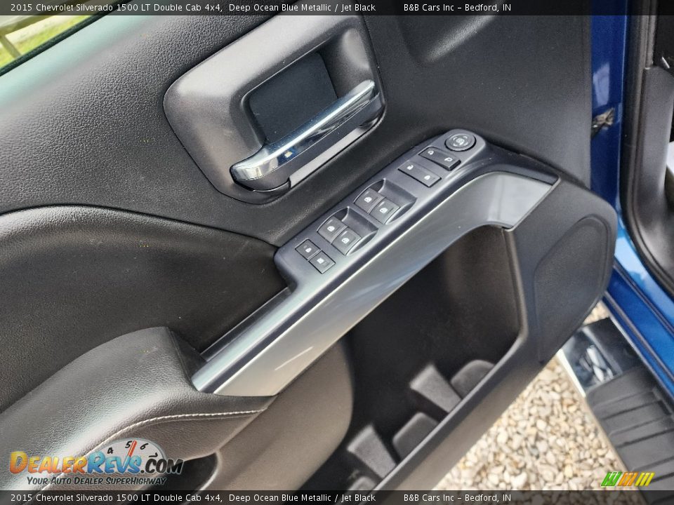 2015 Chevrolet Silverado 1500 LT Double Cab 4x4 Deep Ocean Blue Metallic / Jet Black Photo #10