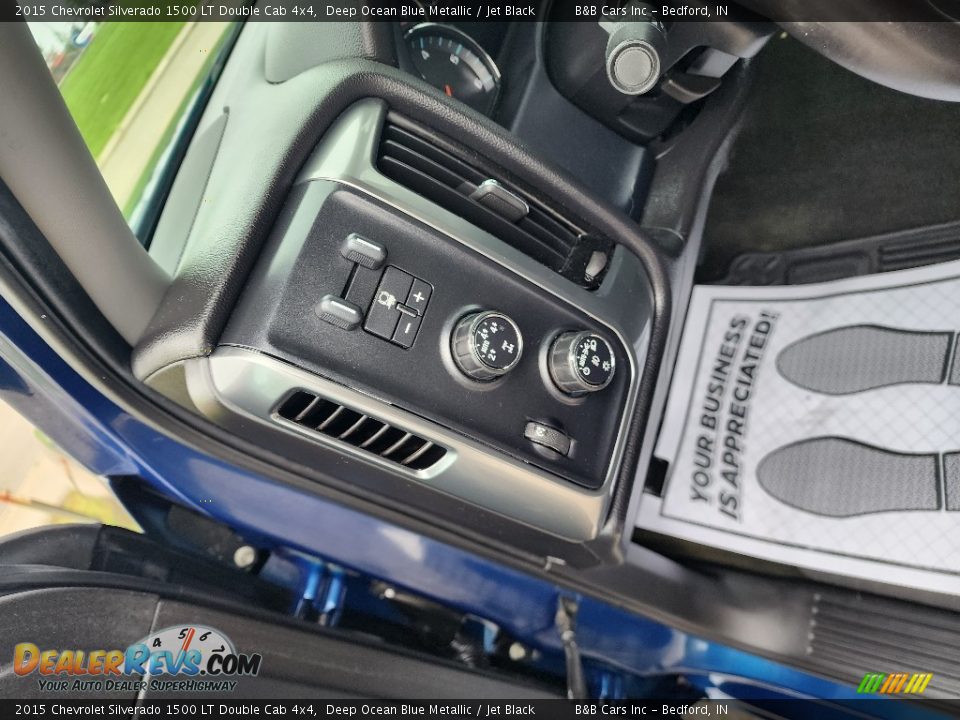 2015 Chevrolet Silverado 1500 LT Double Cab 4x4 Deep Ocean Blue Metallic / Jet Black Photo #11