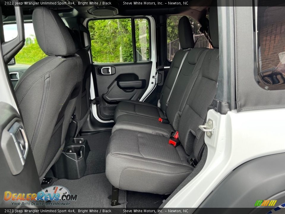 Rear Seat of 2023 Jeep Wrangler Unlimited Sport 4x4 Photo #13