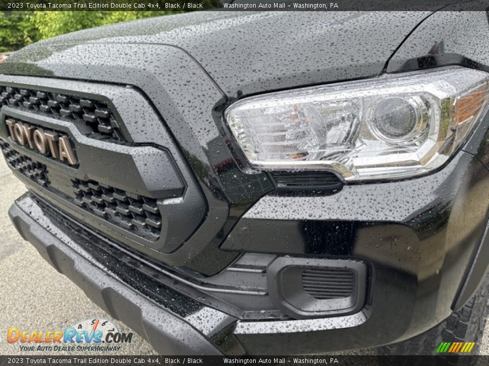 2023 Toyota Tacoma Trail Edition Double Cab 4x4 Black / Black Photo #17