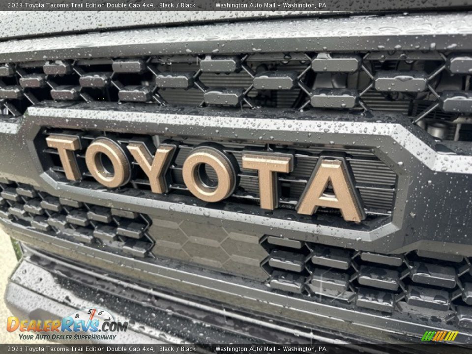 2023 Toyota Tacoma Trail Edition Double Cab 4x4 Black / Black Photo #18
