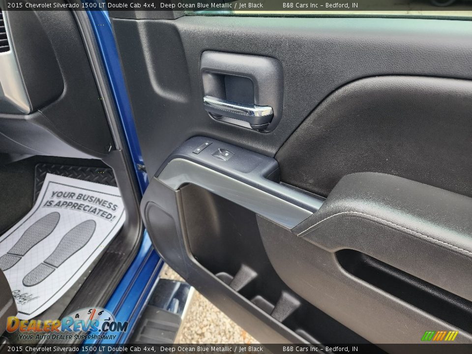 2015 Chevrolet Silverado 1500 LT Double Cab 4x4 Deep Ocean Blue Metallic / Jet Black Photo #20