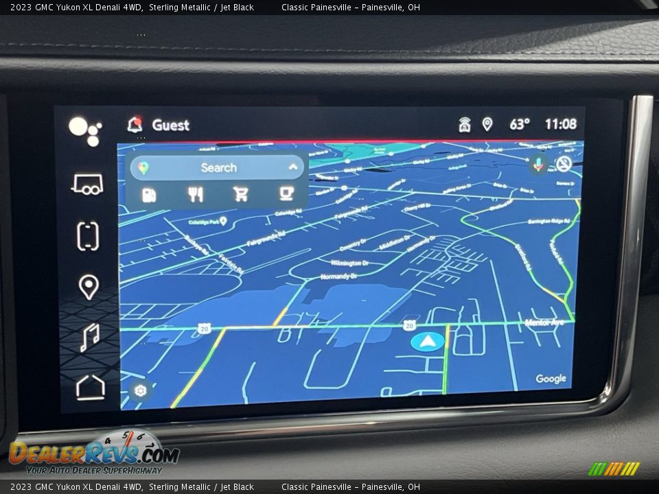 Navigation of 2023 GMC Yukon XL Denali 4WD Photo #14