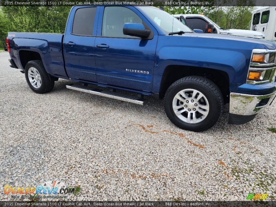 2015 Chevrolet Silverado 1500 LT Double Cab 4x4 Deep Ocean Blue Metallic / Jet Black Photo #24