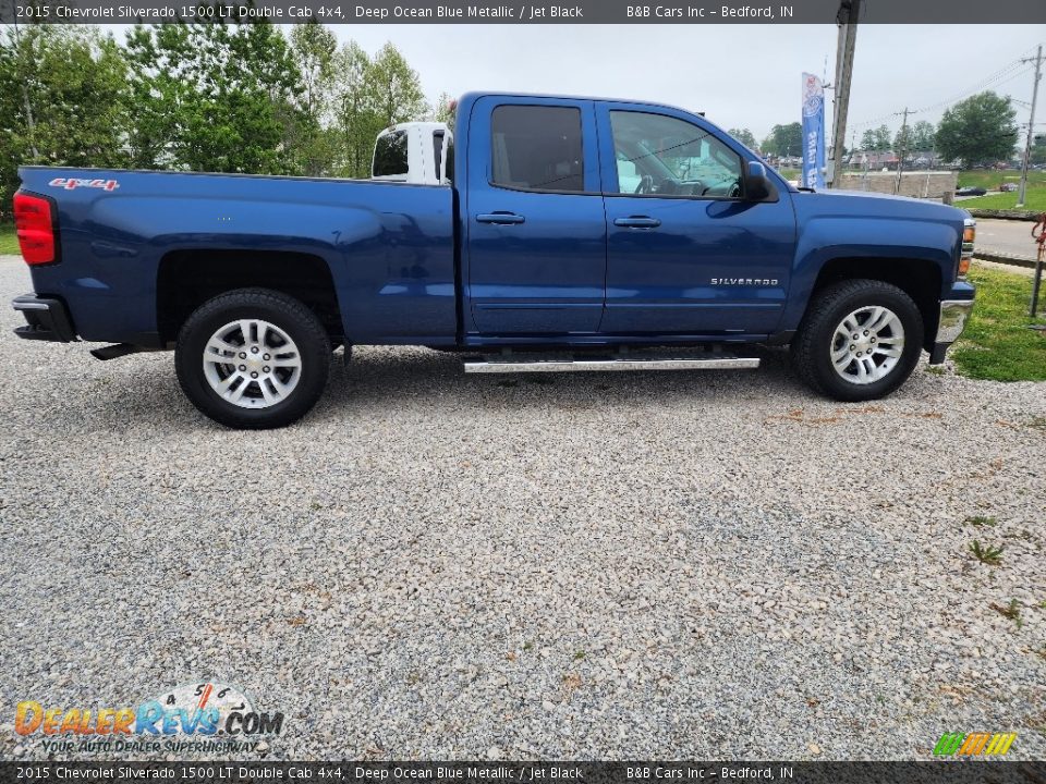 2015 Chevrolet Silverado 1500 LT Double Cab 4x4 Deep Ocean Blue Metallic / Jet Black Photo #25