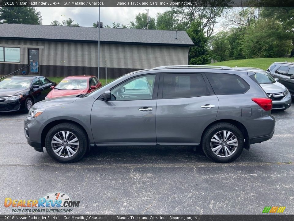 2018 Nissan Pathfinder SL 4x4 Gun Metallic / Charcoal Photo #1