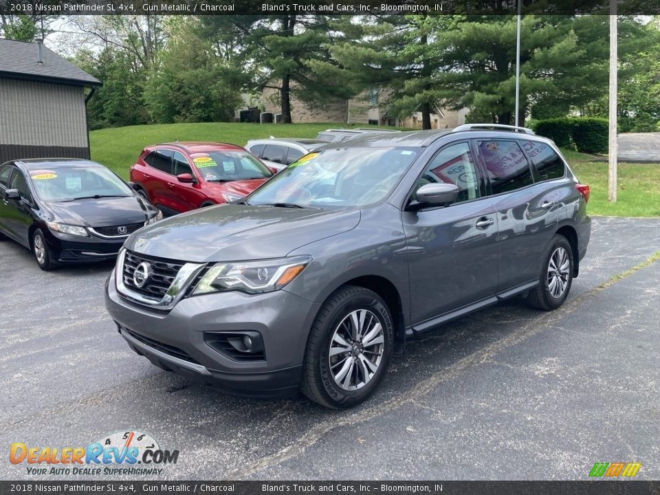 2018 Nissan Pathfinder SL 4x4 Gun Metallic / Charcoal Photo #2