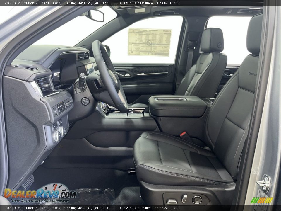 Jet Black Interior - 2023 GMC Yukon XL Denali 4WD Photo #20