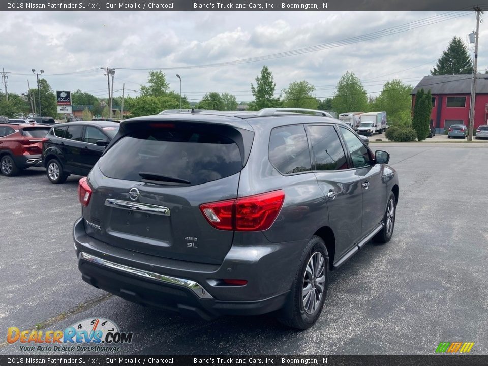 2018 Nissan Pathfinder SL 4x4 Gun Metallic / Charcoal Photo #5