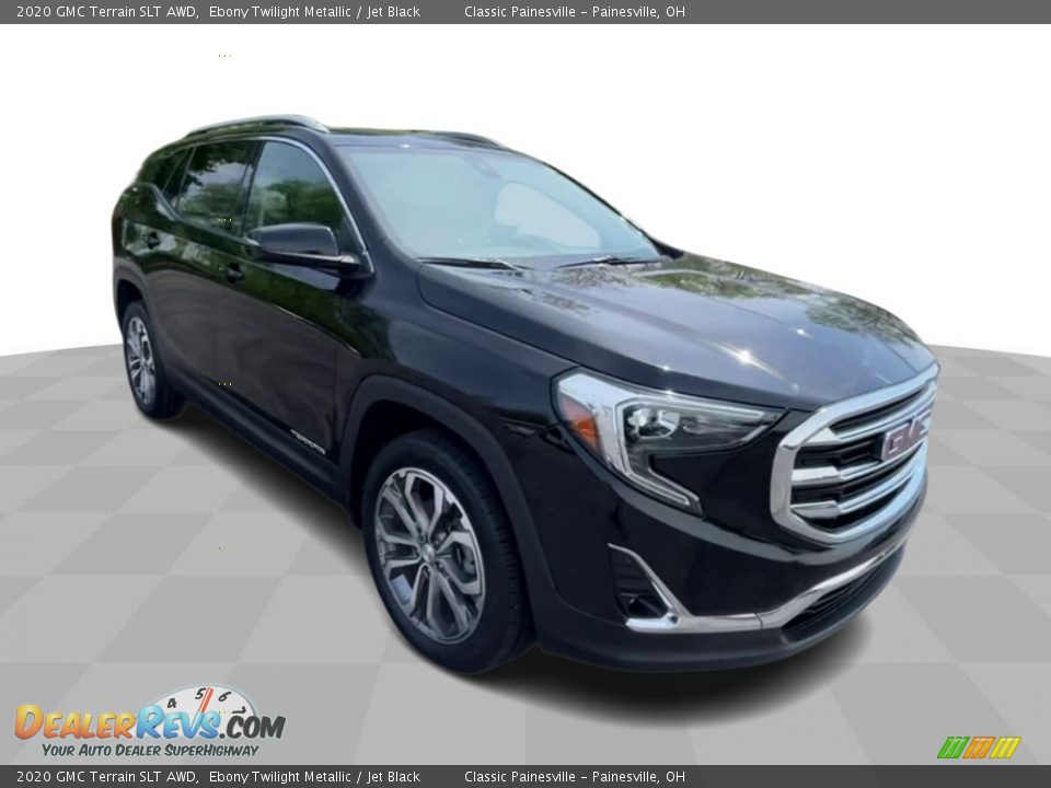 2020 GMC Terrain SLT AWD Ebony Twilight Metallic / Jet Black Photo #2