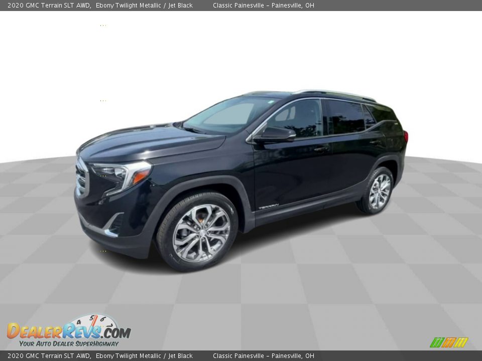 2020 GMC Terrain SLT AWD Ebony Twilight Metallic / Jet Black Photo #4