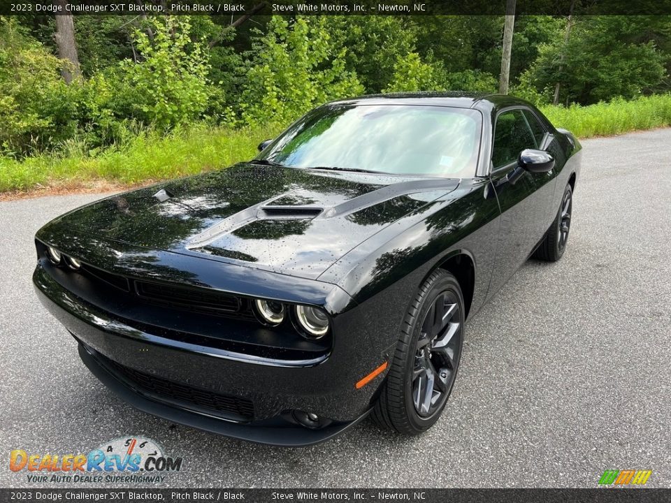 2023 Dodge Challenger SXT Blacktop Pitch Black / Black Photo #2