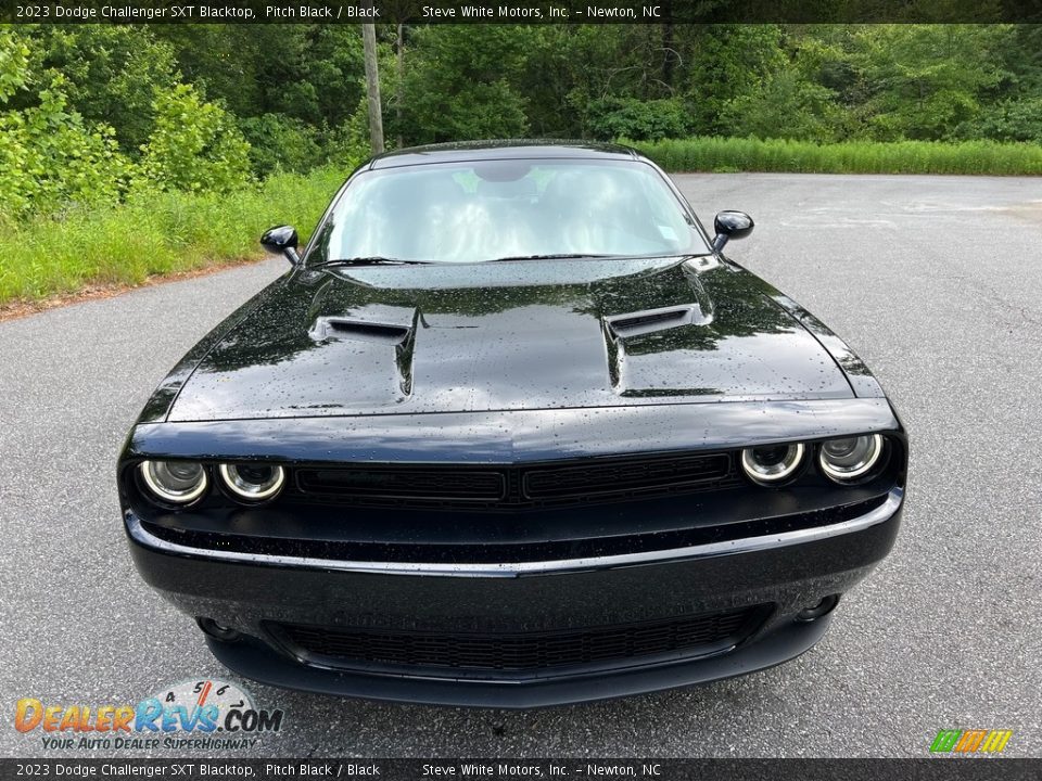 2023 Dodge Challenger SXT Blacktop Pitch Black / Black Photo #3