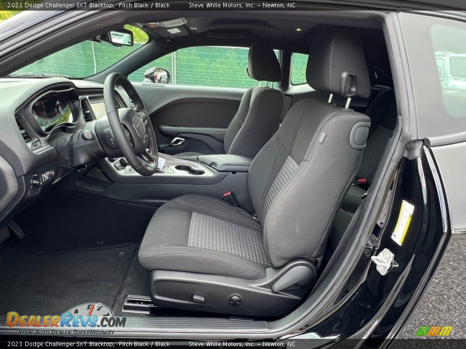 Black Interior - 2023 Dodge Challenger SXT Blacktop Photo #11