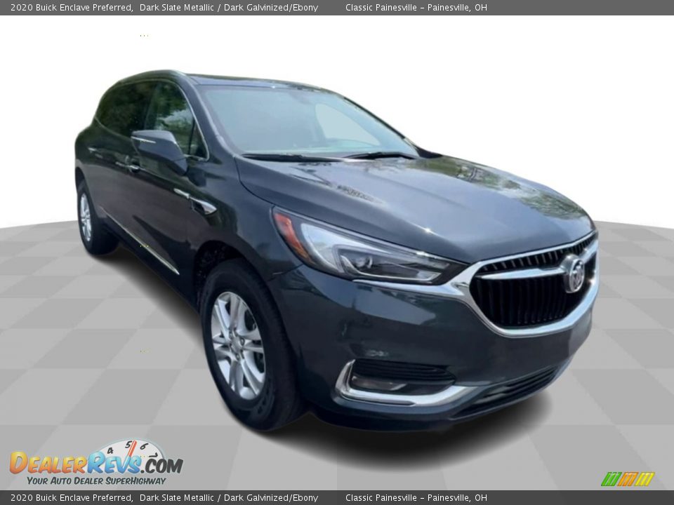 2020 Buick Enclave Preferred Dark Slate Metallic / Dark Galvinized/Ebony Photo #2