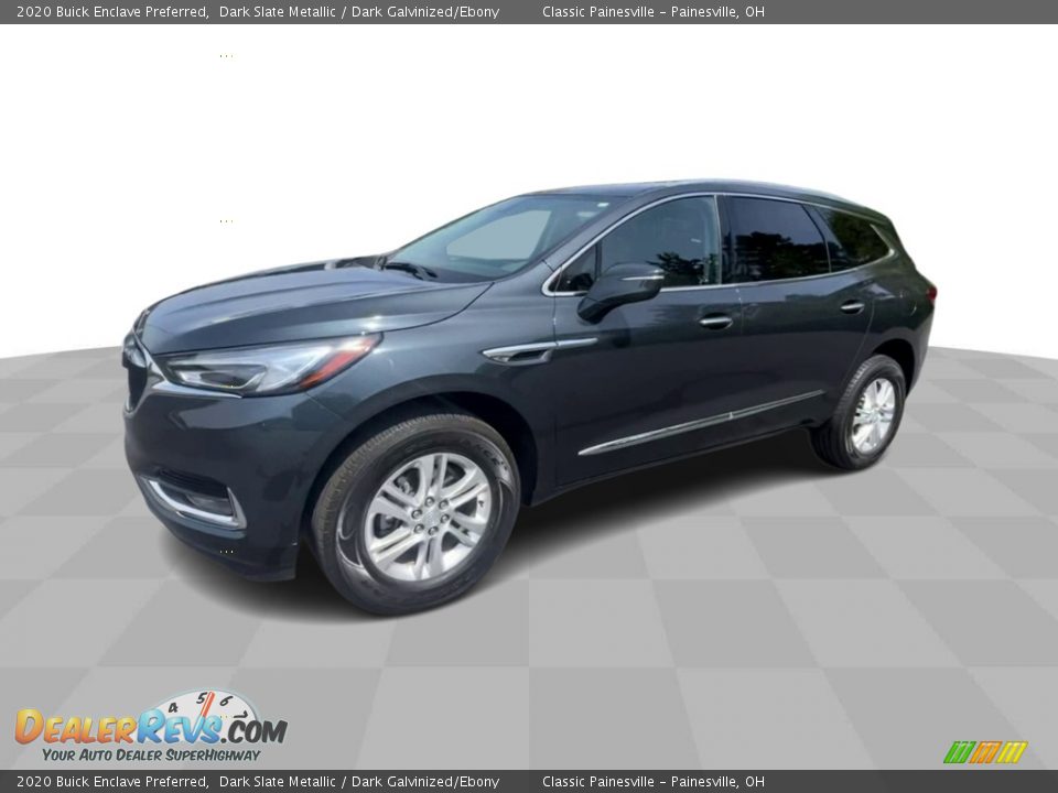 2020 Buick Enclave Preferred Dark Slate Metallic / Dark Galvinized/Ebony Photo #4