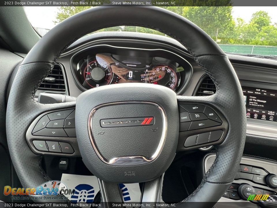 2023 Dodge Challenger SXT Blacktop Steering Wheel Photo #18