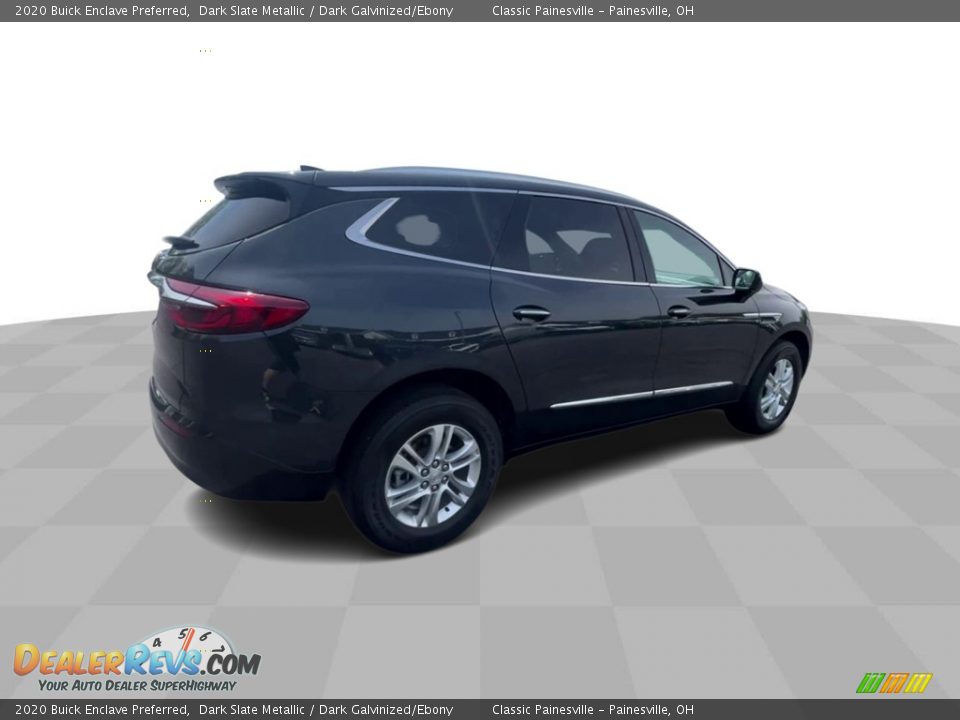 2020 Buick Enclave Preferred Dark Slate Metallic / Dark Galvinized/Ebony Photo #8