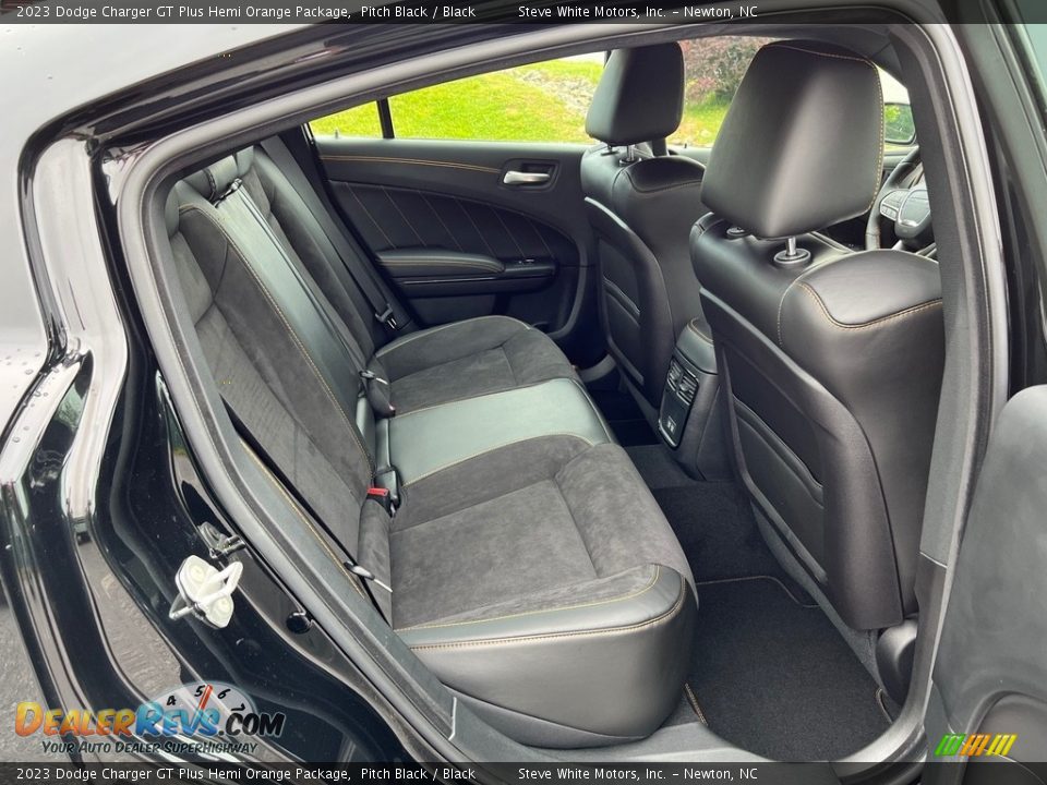 Rear Seat of 2023 Dodge Charger GT Plus Hemi Orange Package Photo #17