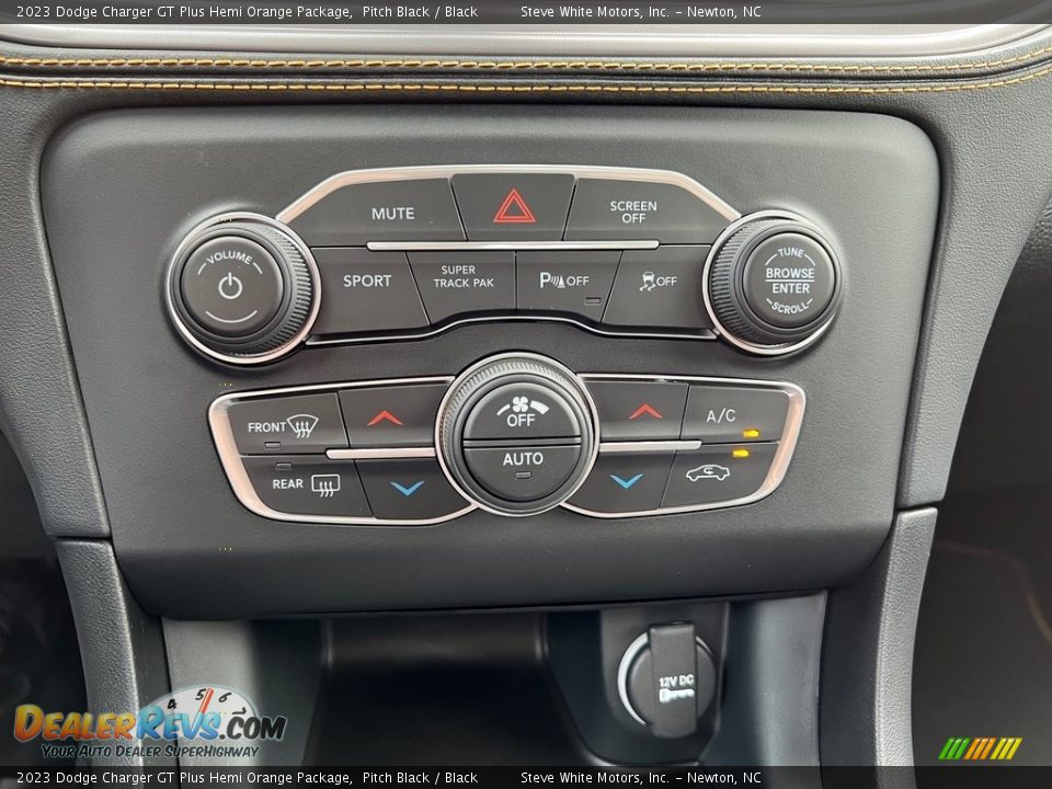 Controls of 2023 Dodge Charger GT Plus Hemi Orange Package Photo #25