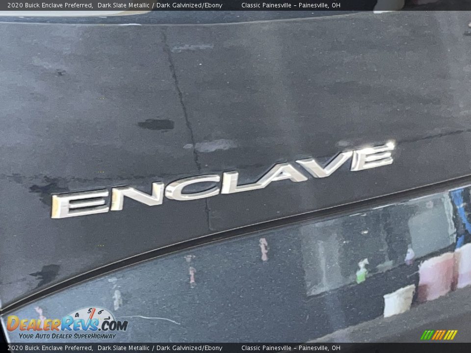 2020 Buick Enclave Preferred Dark Slate Metallic / Dark Galvinized/Ebony Photo #30
