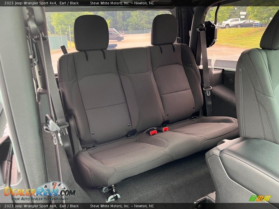 Rear Seat of 2023 Jeep Wrangler Sport 4x4 Photo #15