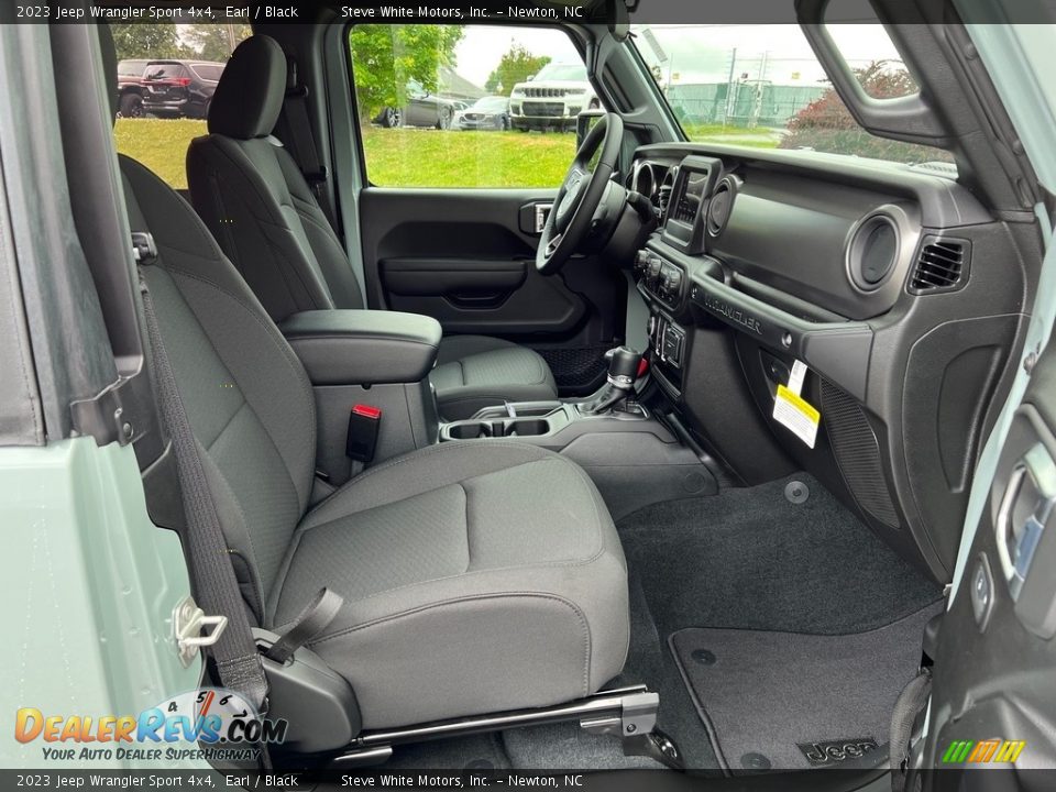 Front Seat of 2023 Jeep Wrangler Sport 4x4 Photo #16