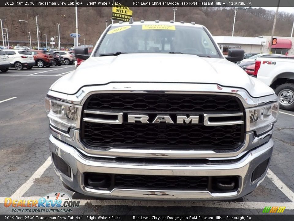 2019 Ram 2500 Tradesman Crew Cab 4x4 Bright White / Black Photo #2