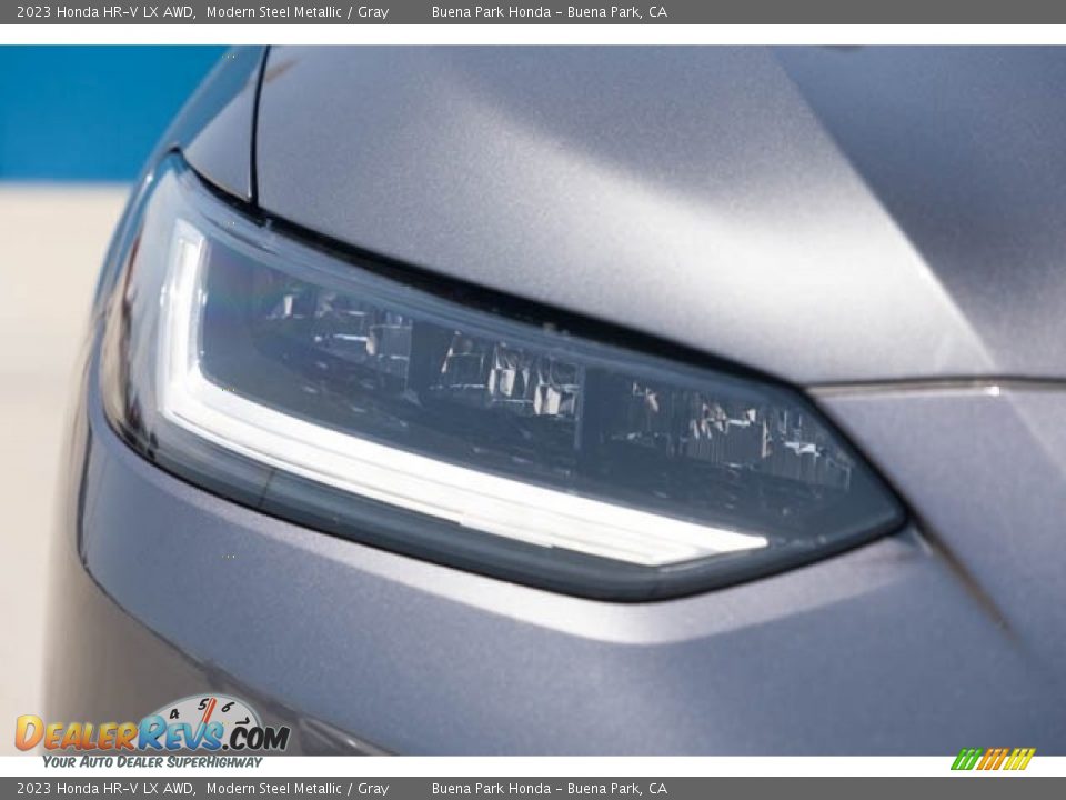 2023 Honda HR-V LX AWD Modern Steel Metallic / Gray Photo #4