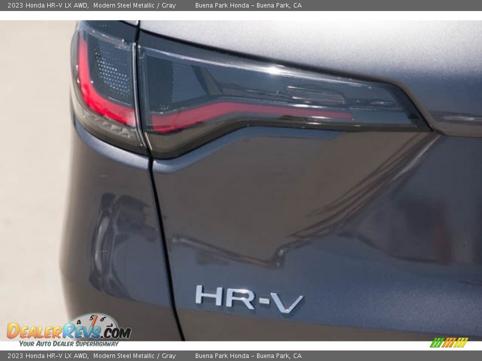 2023 Honda HR-V LX AWD Modern Steel Metallic / Gray Photo #8