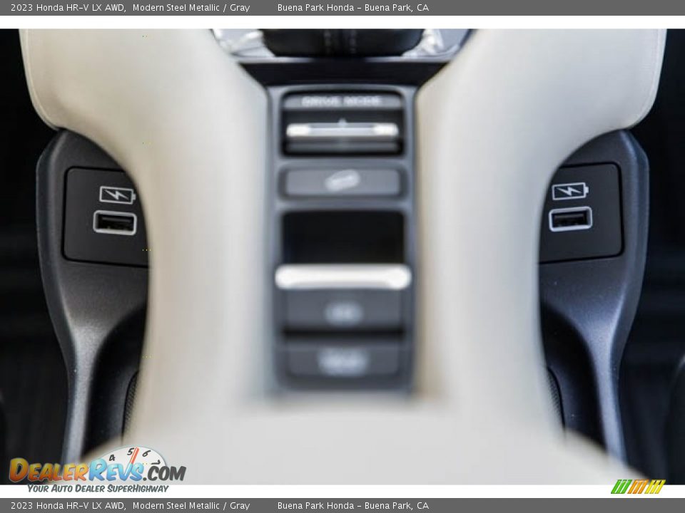 2023 Honda HR-V LX AWD Modern Steel Metallic / Gray Photo #27
