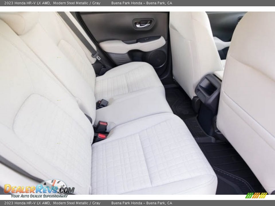 Rear Seat of 2023 Honda HR-V LX AWD Photo #30