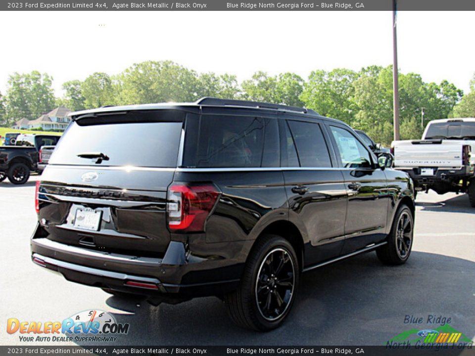 2023 Ford Expedition Limited 4x4 Agate Black Metallic / Black Onyx Photo #5
